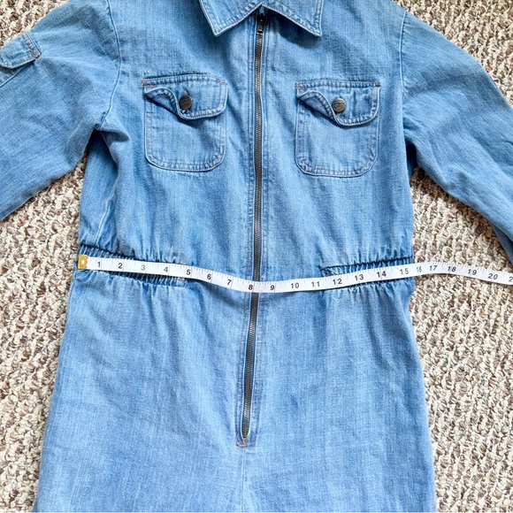 Zz Mizz Lizz Denim Jean jumpsuit vintage southwestern - Picture 6 of 14